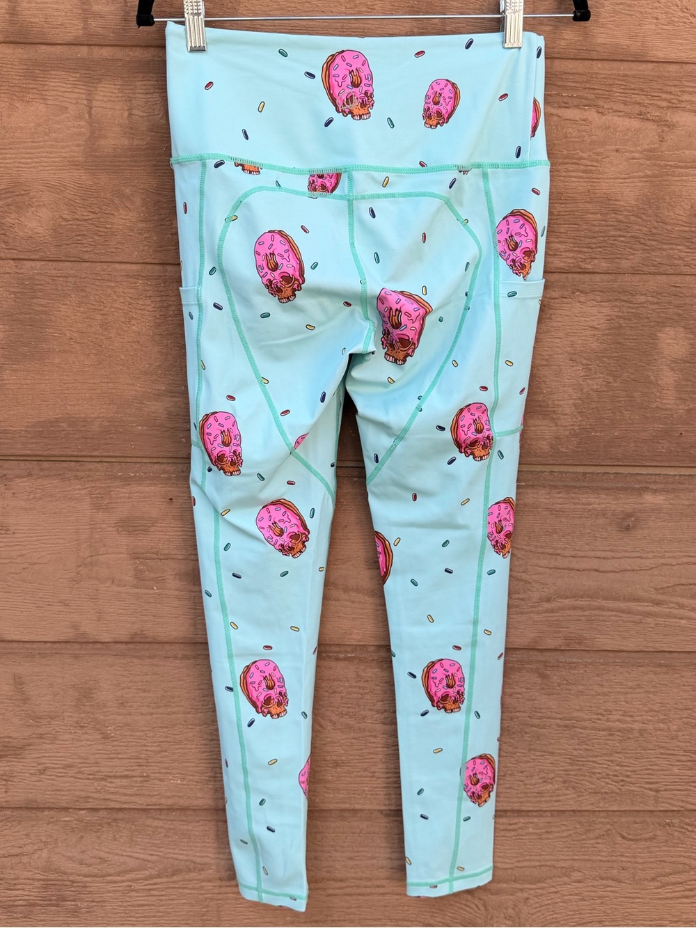 Feed me Fight me death by donut leggings